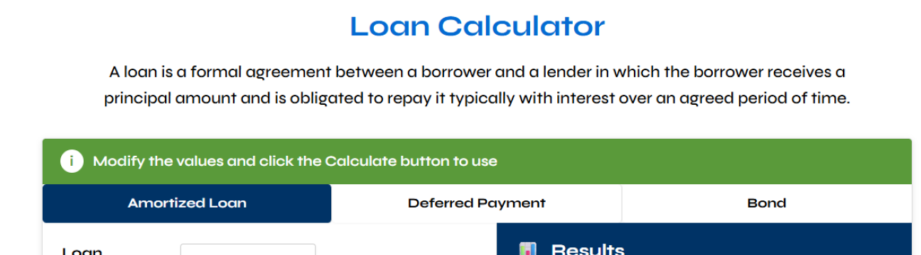 Loan  Calculator